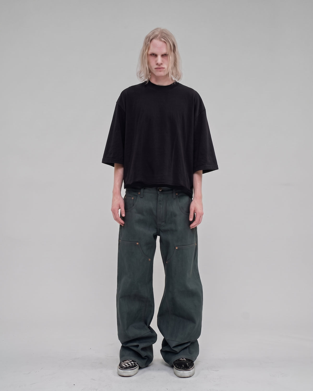 PLESSA BLACK BOXY PLESSA TEE